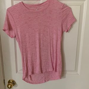 Pink gym shirt